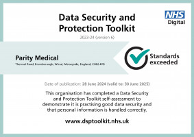 Data Security & Protection Toolkit certificate 2024-2025
